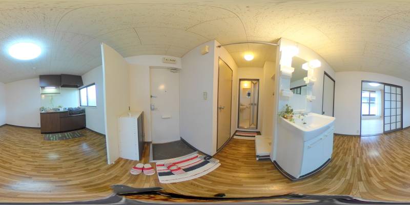 パノラマ画像洗面所