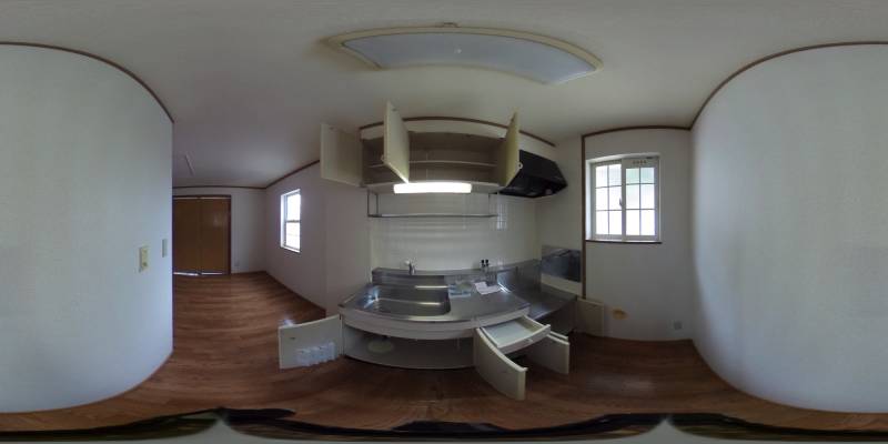 パノラマ画像キッチン