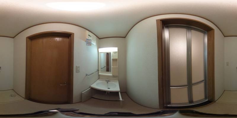 パノラマ画像洗面所