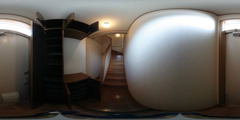 パノラマ画像玄関