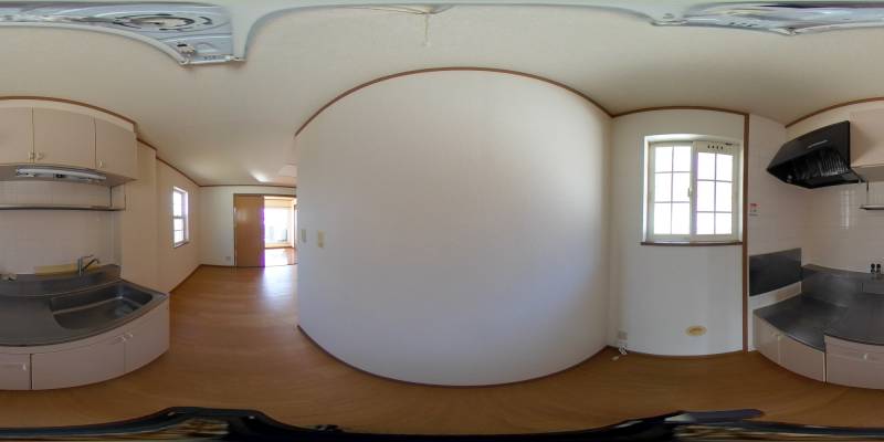 パノラマ画像キッチン