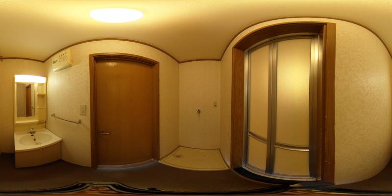 パノラマ画像洗面所