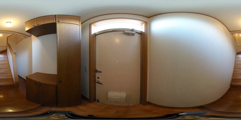 パノラマ画像玄関