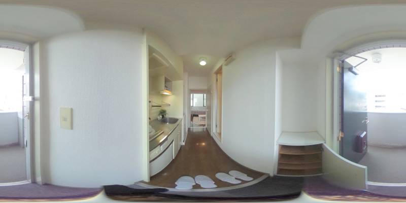 パノラマ画像玄関