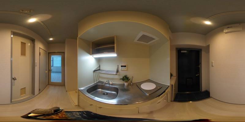 パノラマ画像キッチン