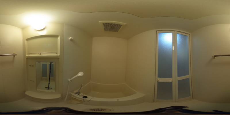 パノラマ画像バスルーム