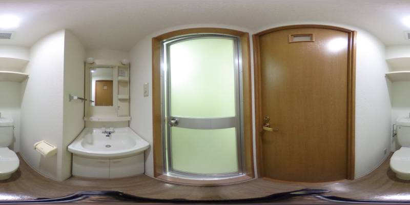 パノラマ画像洗面所