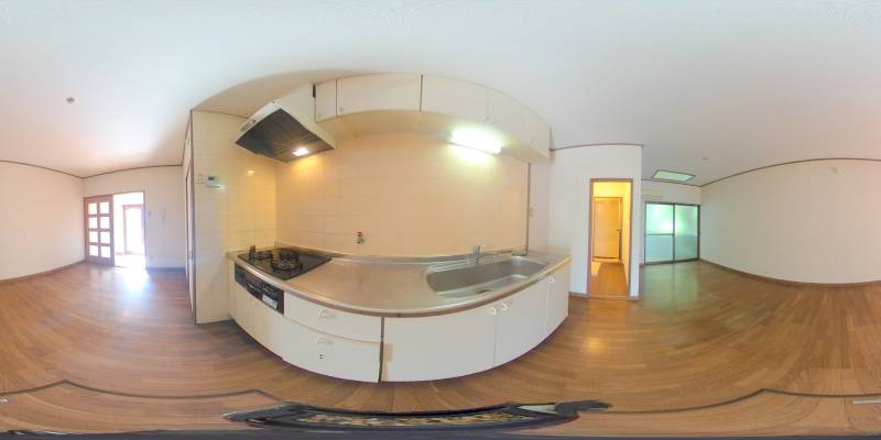 パノラマ画像キッチン