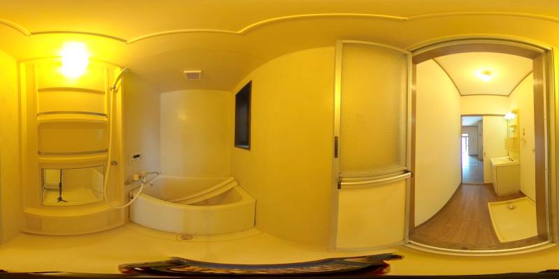 パノラマ画像バスルーム