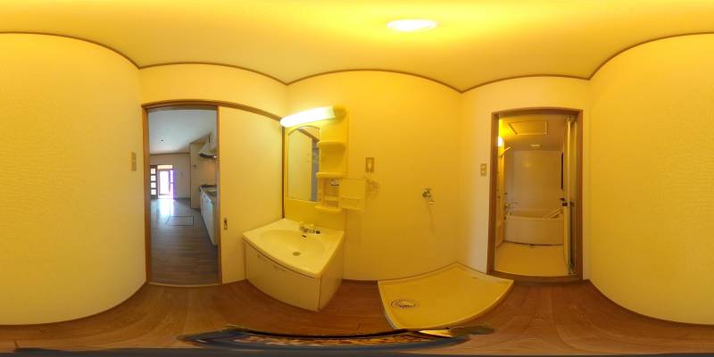 パノラマ画像洗面所