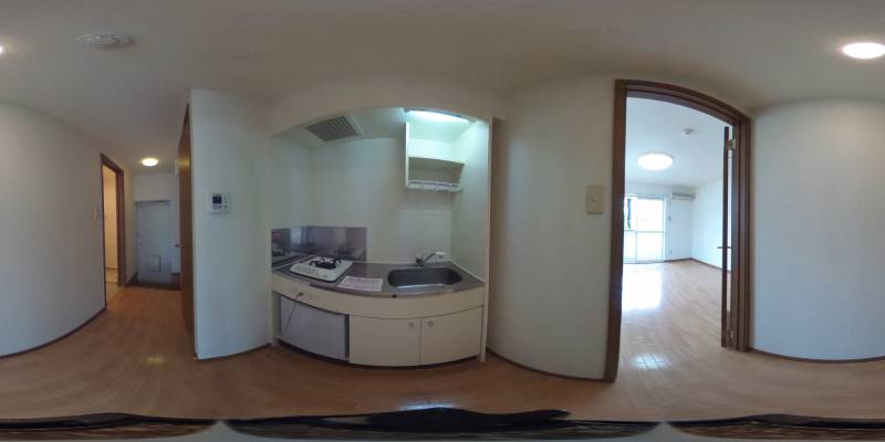 パノラマ画像キッチン