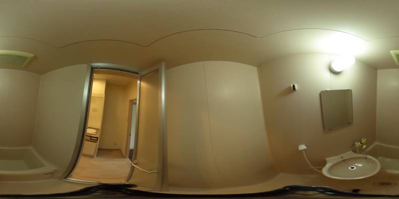 パノラマ画像バスルーム