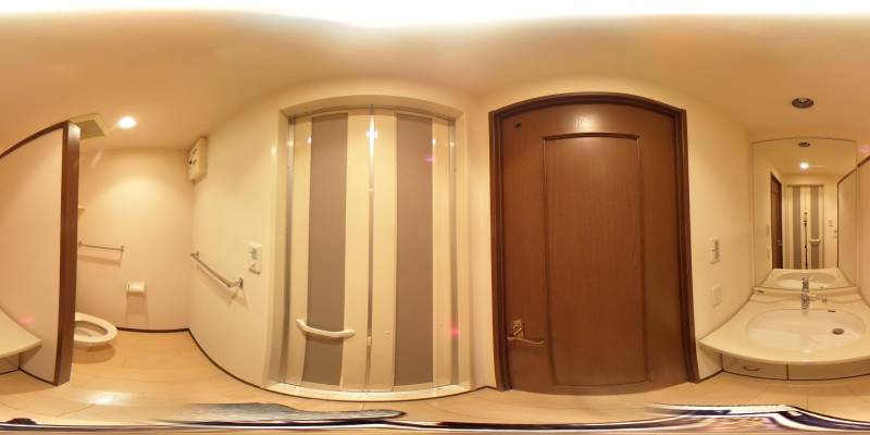 パノラマ画像洗面所