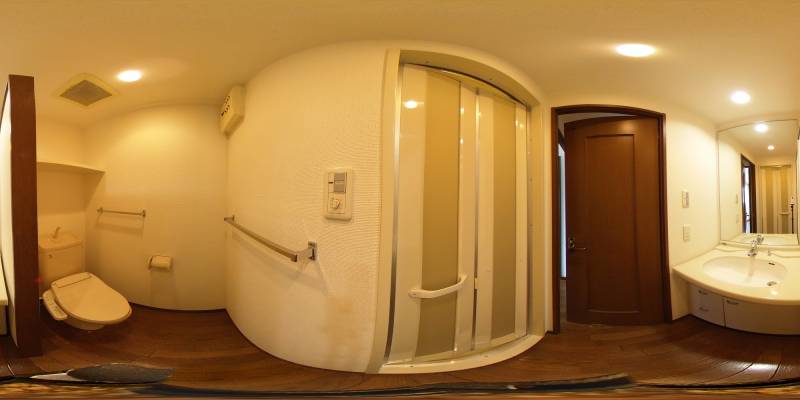 パノラマ画像洗面所