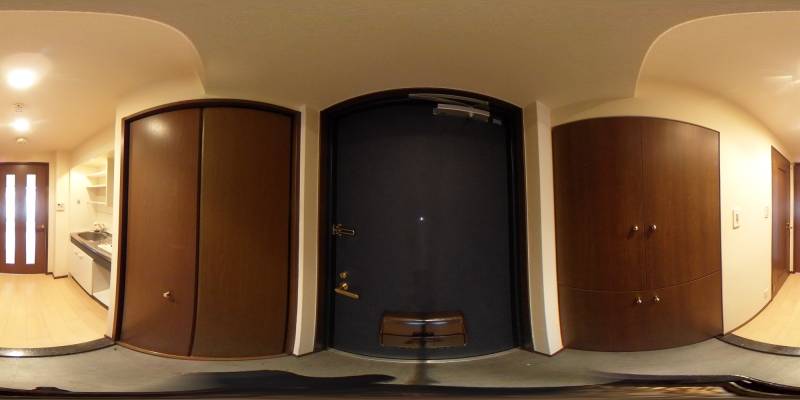 パノラマ画像玄関