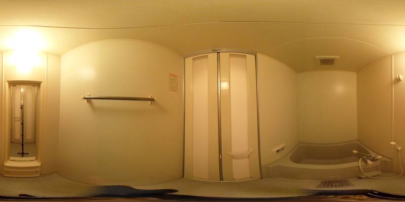 パノラマ画像バスルーム