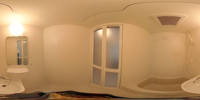 パノラマ画像バスルーム