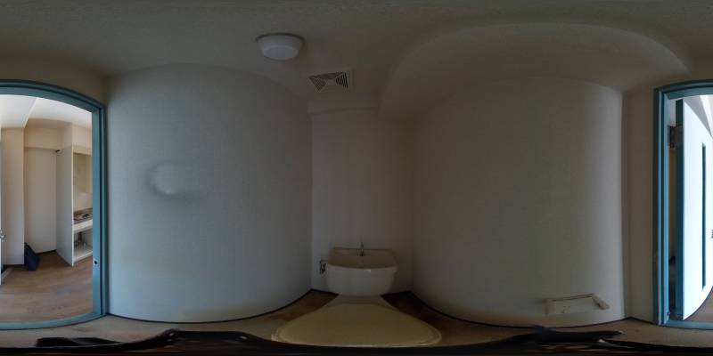 パノラマ画像トイレ