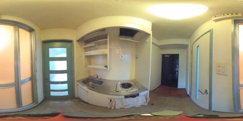 パノラマ画像キッチン