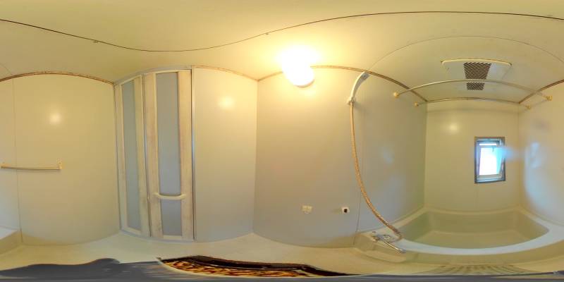 パノラマ画像バスルーム