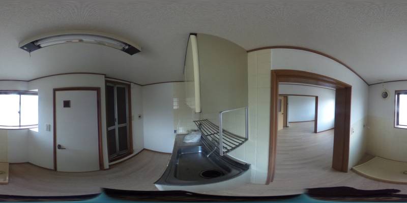 パノラマ画像キッチン