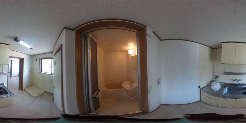 パノラマ画像バスルーム