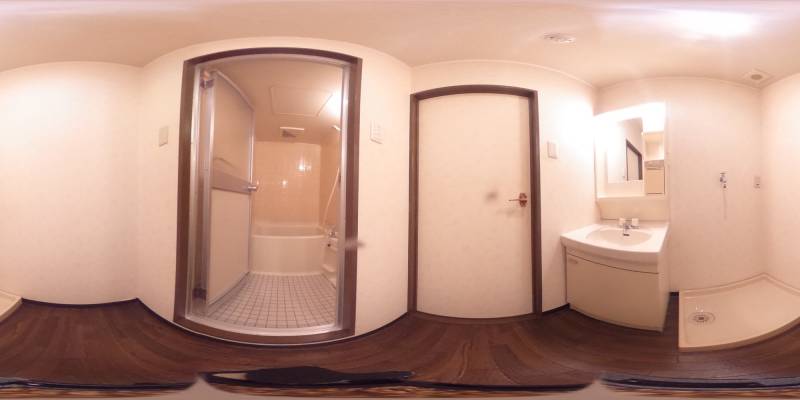 パノラマ画像洗面所