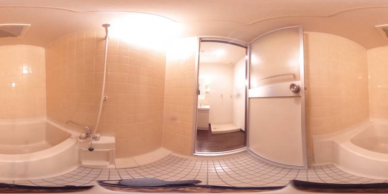 パノラマ画像バスルーム