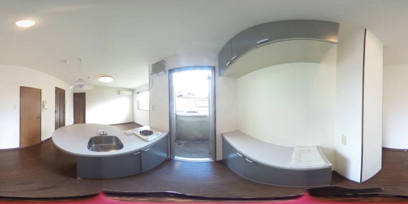 パノラマ画像キッチン