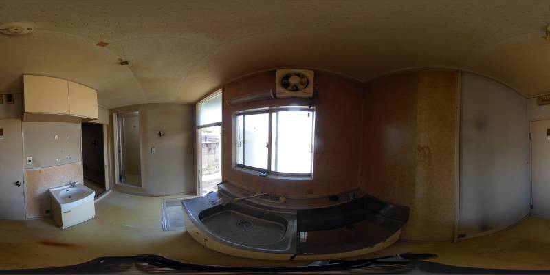 パノラマ画像キッチン