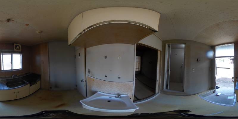 パノラマ画像洗面所