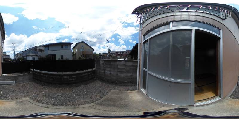 パノラマ画像バルコニー