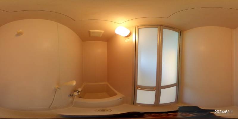 パノラマ画像バスルーム