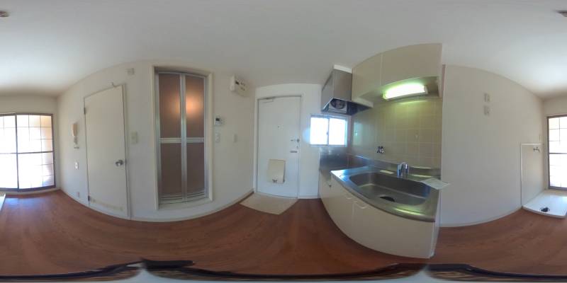 パノラマ画像キッチン