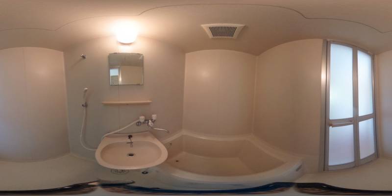 パノラマ画像バスルーム