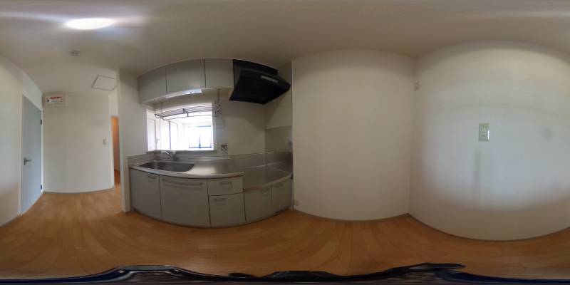 パノラマ画像キッチン