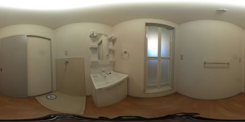 パノラマ画像洗面所