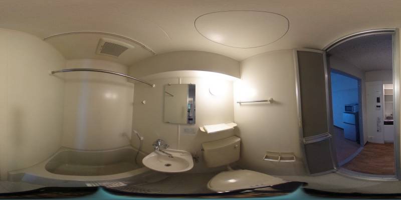 パノラマ画像バスルーム