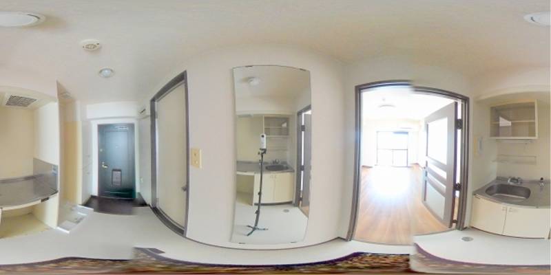 パノラマ画像キッチン