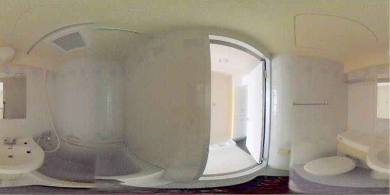 パノラマ画像バスルーム