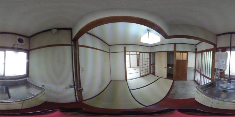 パノラマ画像キッチン