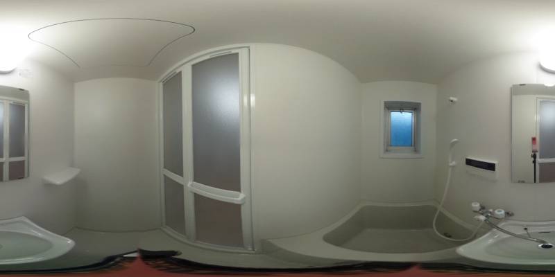 パノラマ画像バスルーム