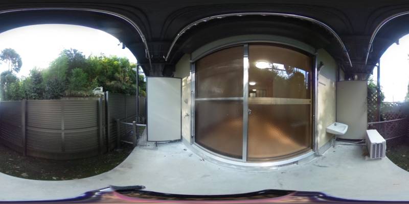 パノラマ画像バルコニー