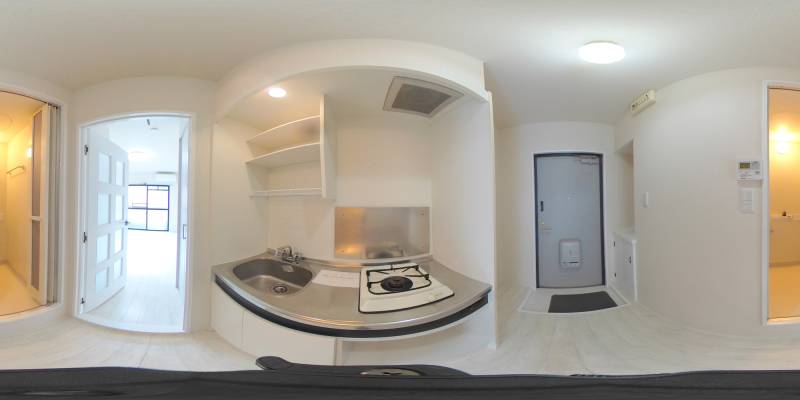 パノラマ画像キッチン