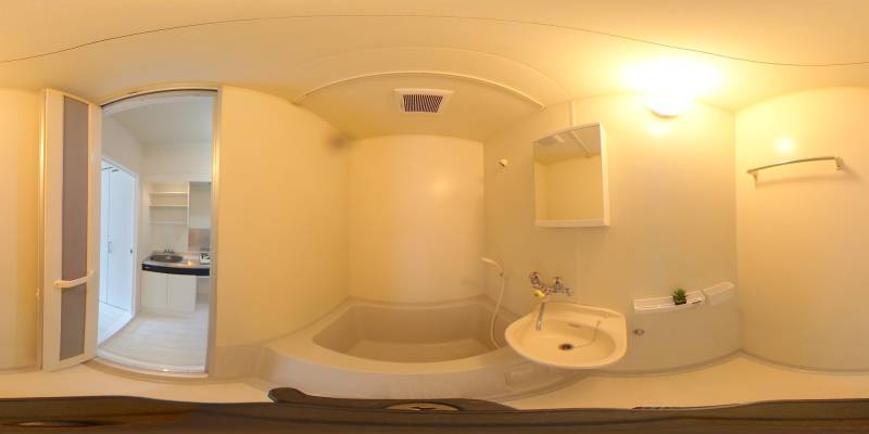 パノラマ画像バスルーム