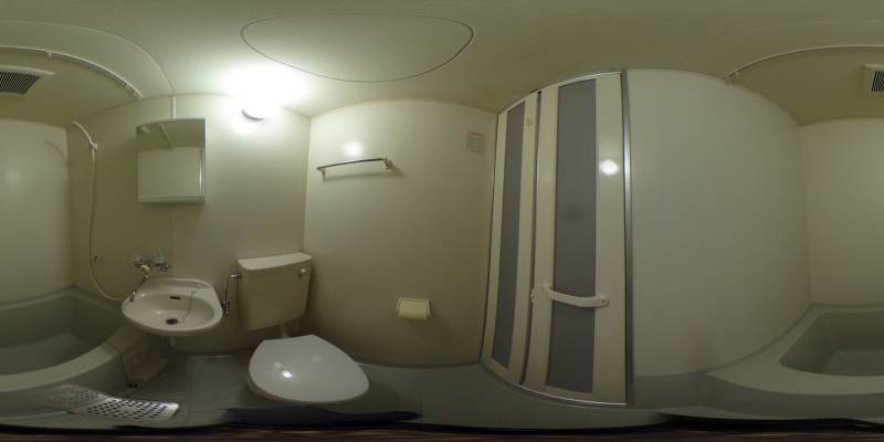 パノラマ画像バスルーム