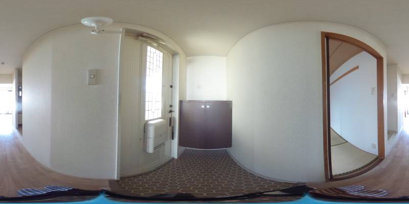 パノラマ画像玄関