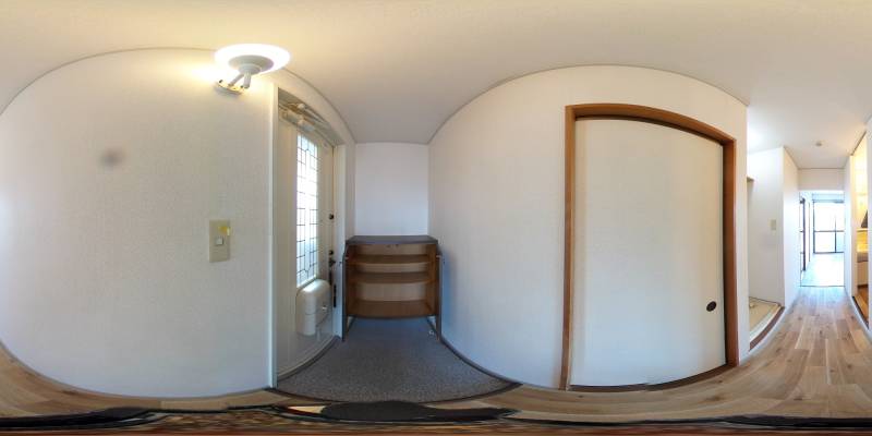 パノラマ画像玄関