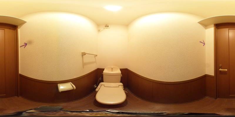 パノラマ画像トイレ