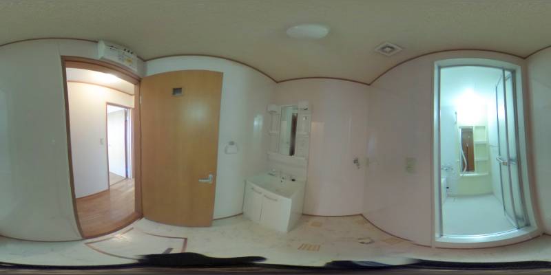 パノラマ画像洗面所